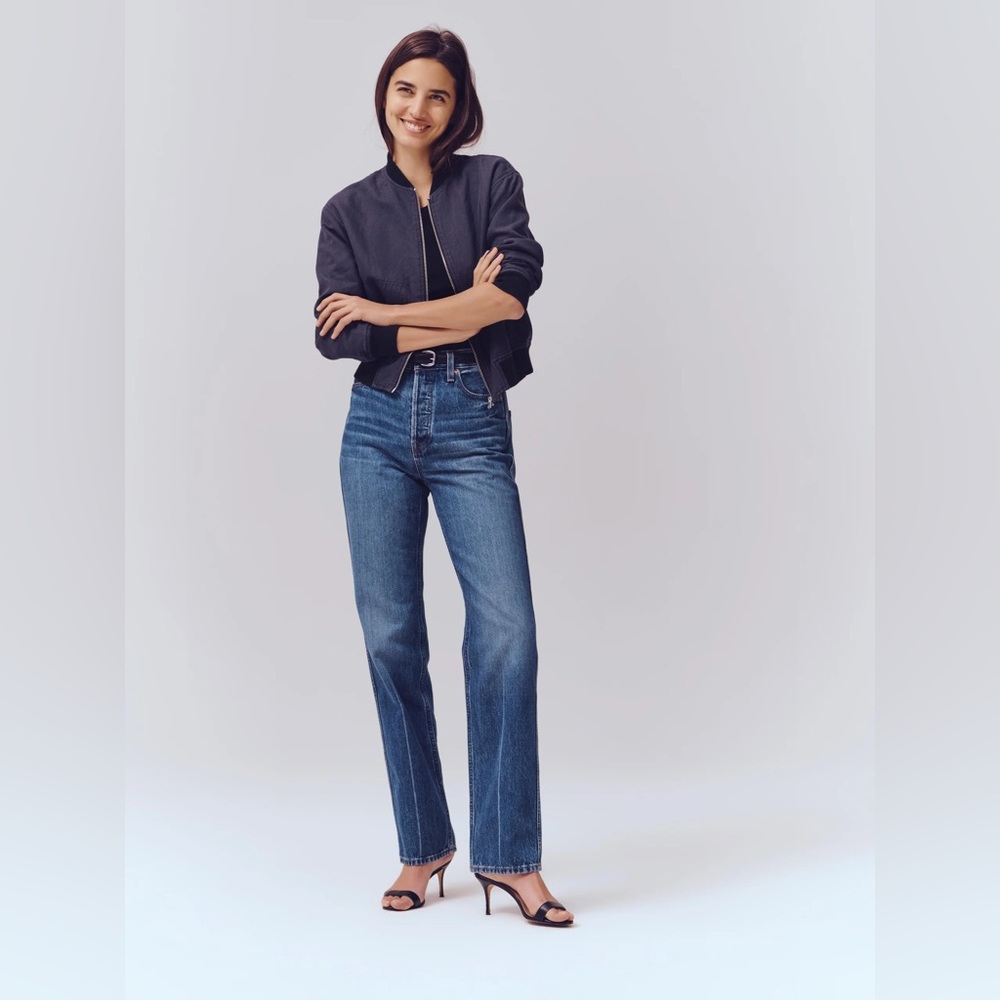 NWT Alex Mill - Carla High Rise Straight - Size 26 - Vintage Dark Indigo